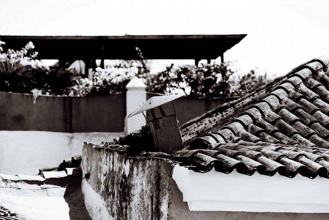 Dächer in Stadt Südamerika