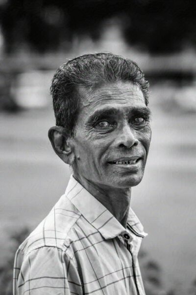 Ausdrucksstarker Mann